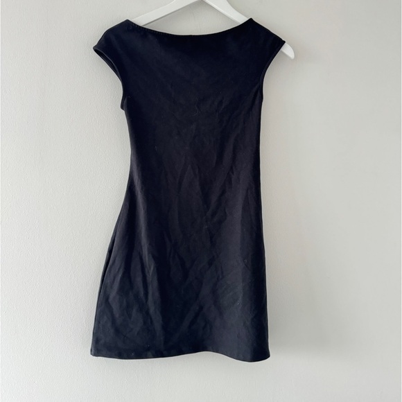 REFORMATION Chaine Black Mini Dress S - Picture 3 of 6